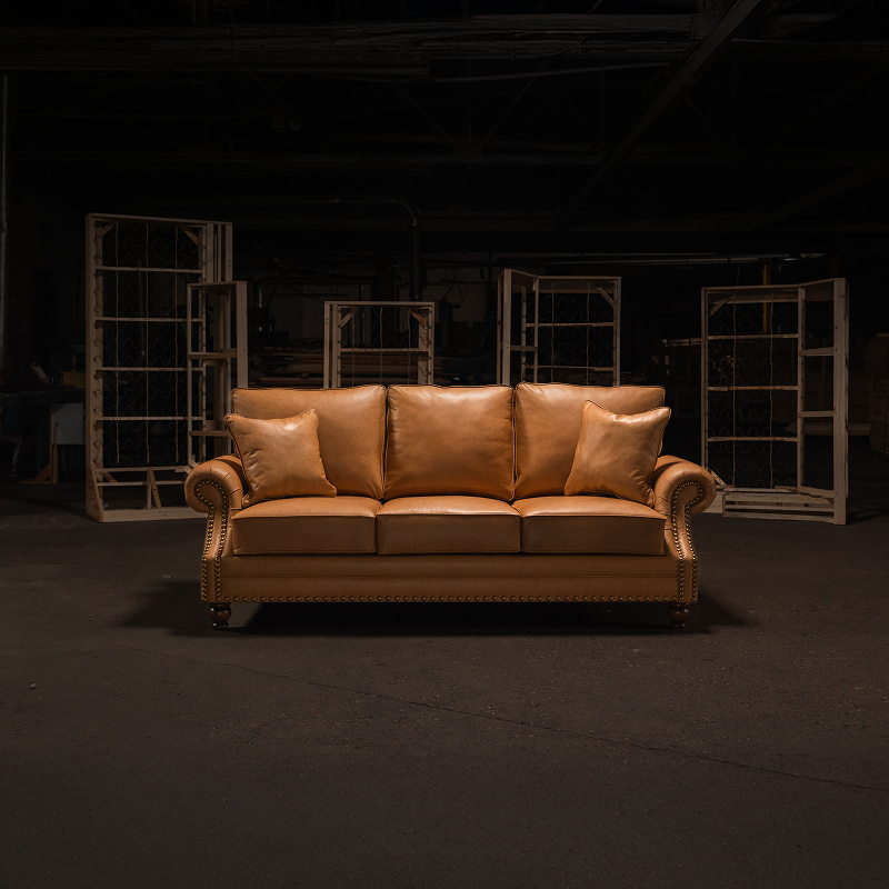 Custom upholstered sofas handcrafted in Houston