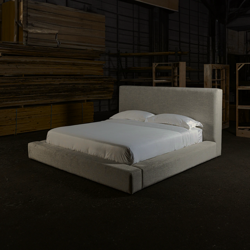 Custom upholstered bed frames handcrafted in Houston